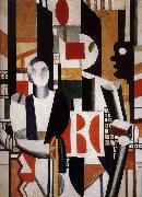 Fernard Leger The man in the City oil